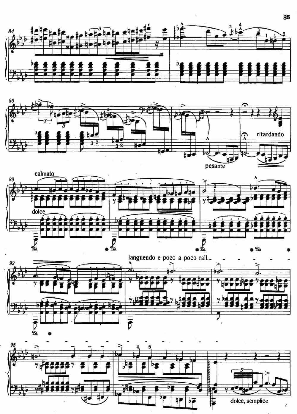 12 Etudes d'execution Transcendante S.139（12首超技练习曲·9） 钢琴乐谱_第12张