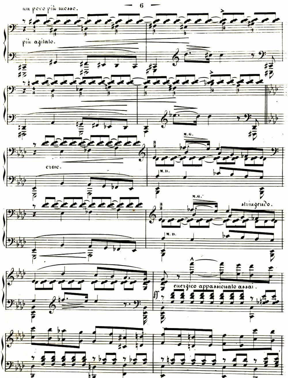 李斯特音乐会练习曲&nbsp;S144（1 悲歌 降A大调 S144 Il） 钢琴乐谱_第5张