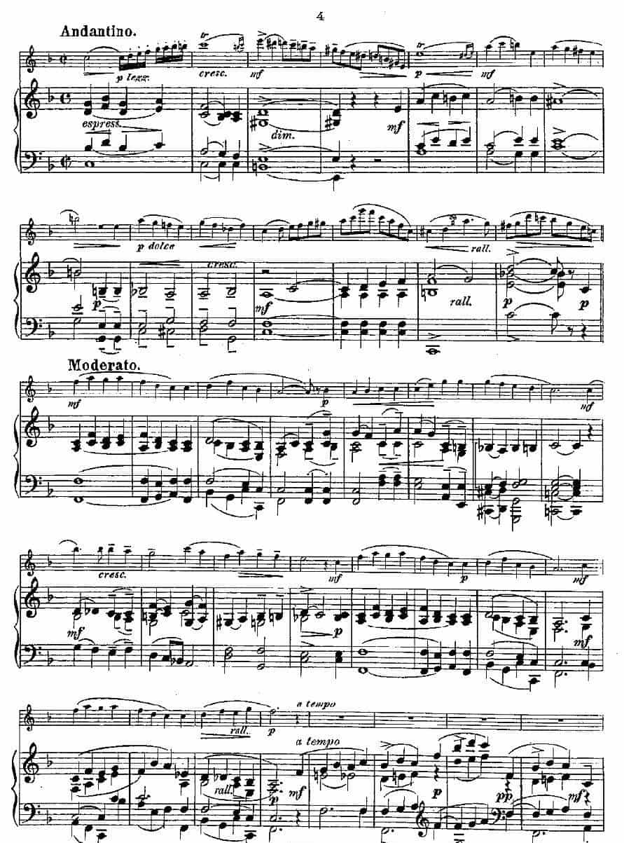 Fantaisies nationales. Op. 59, 1. （长笛+钢琴伴奏） 长笛乐谱_第3张