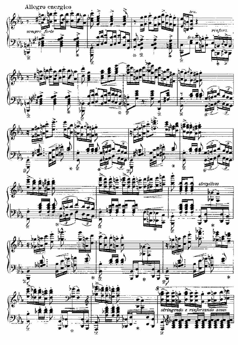 Two Polonaises S.223（2首波洛奈兹舞曲·c小调） 钢琴乐谱_第8张