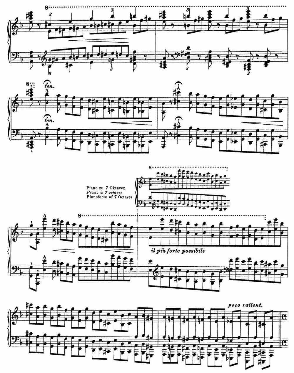 12首超级技巧练习曲：Mazeppa（玛捷帕） 钢琴乐谱_第4张