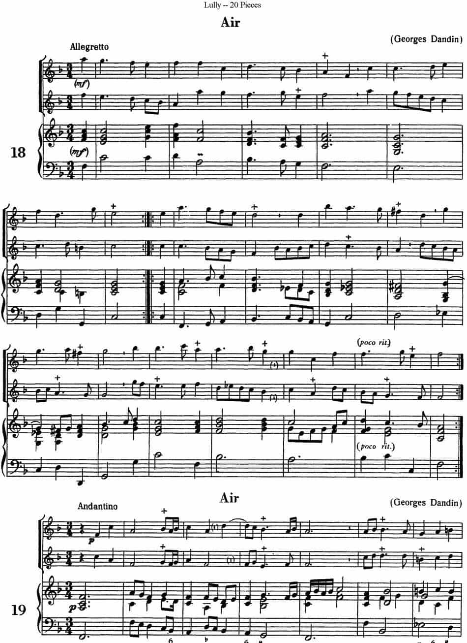 卢黎20首长笛附带钢琴伴奏曲 长笛乐谱_第29张