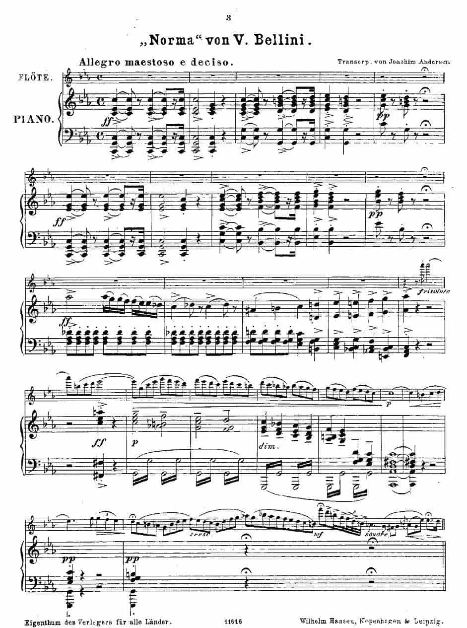 Opern-Transcriptionen.Op.45-2（长笛+钢琴伴奏） 长笛乐谱_第2张