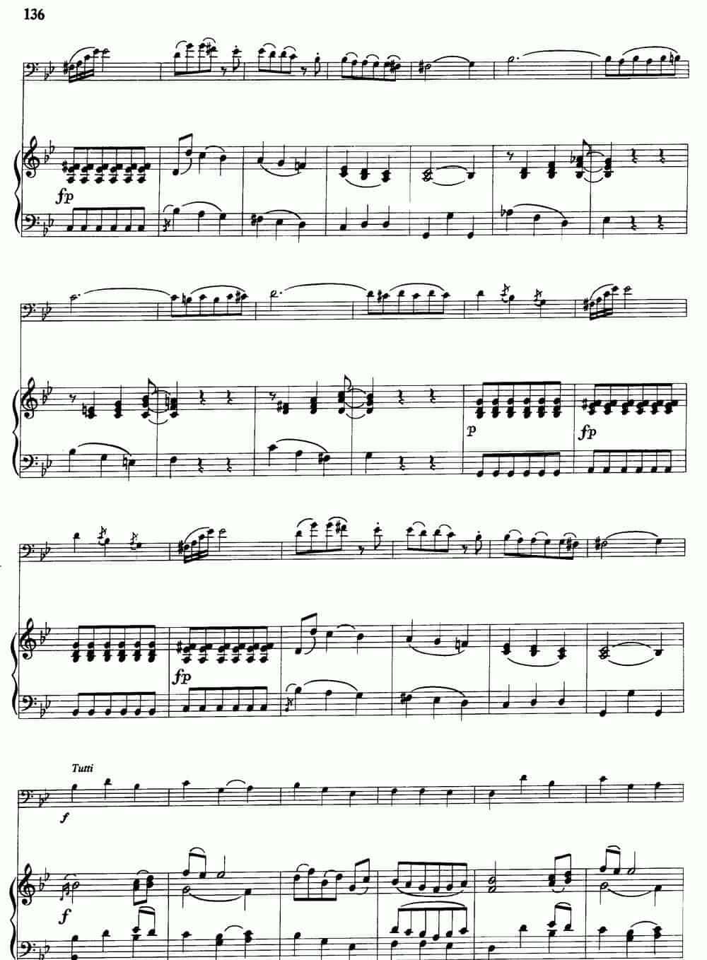 降B大调协奏曲（大管+钢琴伴奏） 铜管乐器谱_第21张