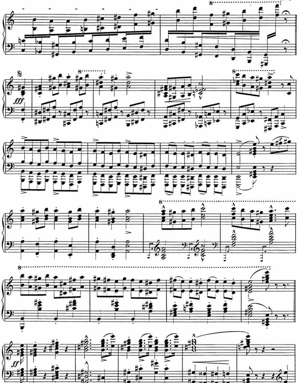 李斯特 匈牙利狂想曲CD Hungarian Rhapsodies S.244 No.15 钢琴乐谱_第9张