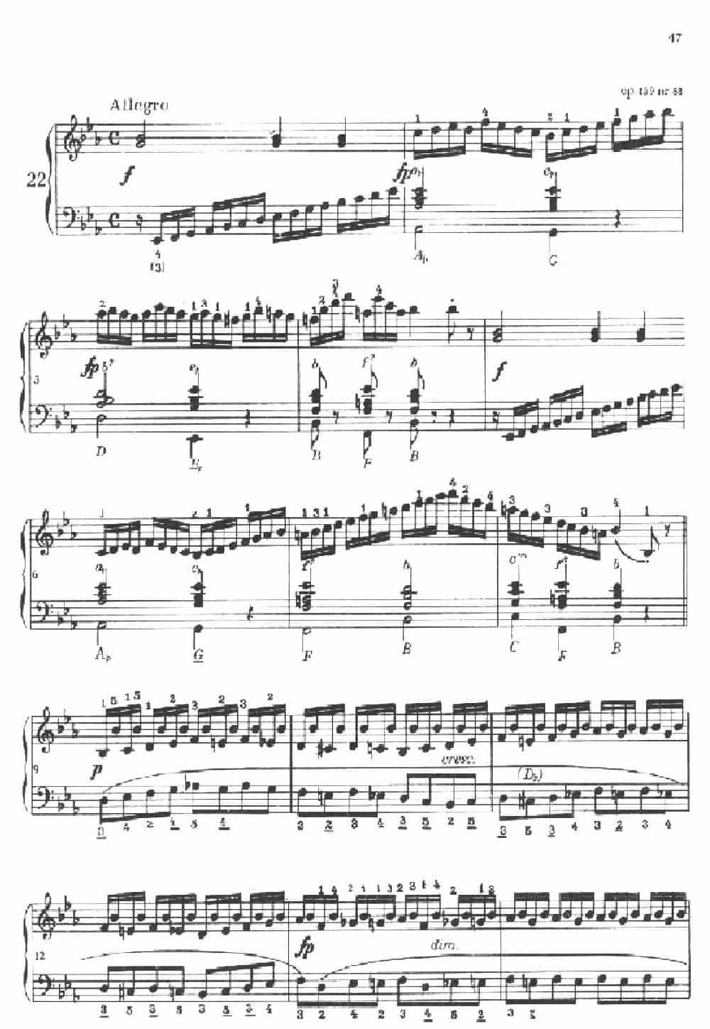 《车尔尼手风琴练习曲集》第Ⅱ册（第21——23首） 手风琴乐谱_第3张