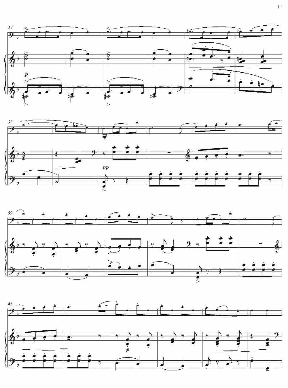 Tambourin(巴松+钢琴伴奏) 铜管乐器谱_第2张