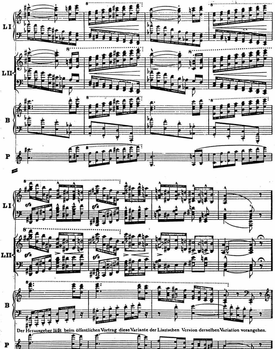 6首帕格尼尼大练习曲（Thema mit Variationen Etude Nr.6） 钢琴乐谱_第15张