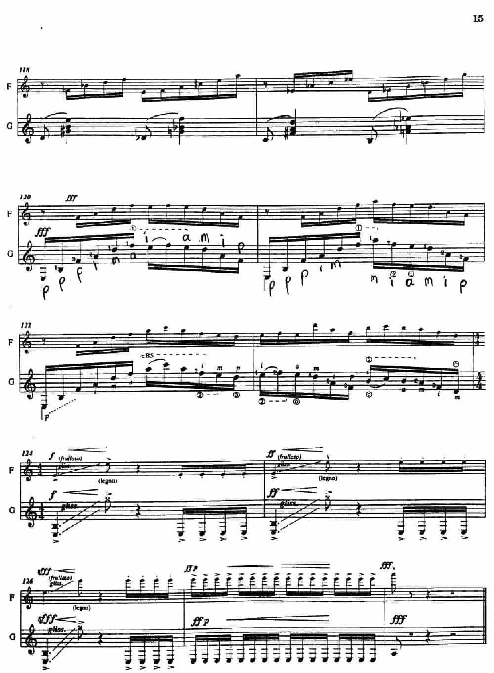 Histoire du Tango：3、Nightclub 1960（长笛+吉他） 长笛乐谱_第7张