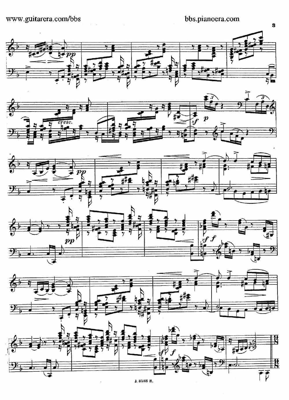 Theme with Variations and Fugue in F Major Op.14 （F大调主题变奏与赋格） 钢琴乐谱_第3张