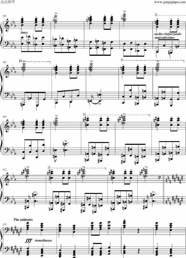 匈牙利狂想曲第9号 钢琴乐谱_第22张