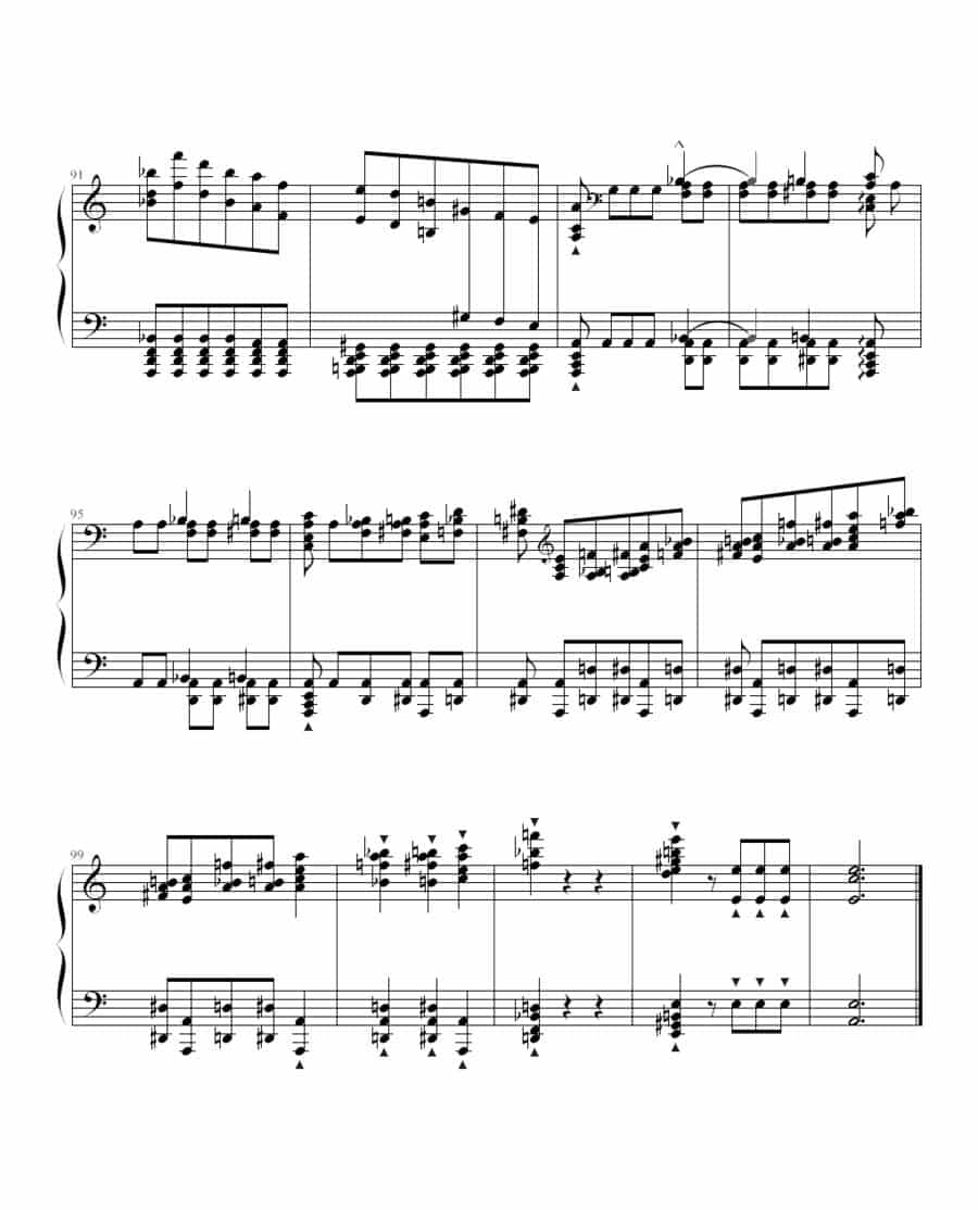 李斯特超凡练习曲第二首 钢琴乐谱_第8张