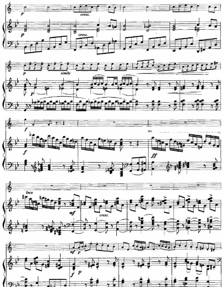 音乐会练习曲（小号+钢琴伴奏） 铜管乐器谱_第4张