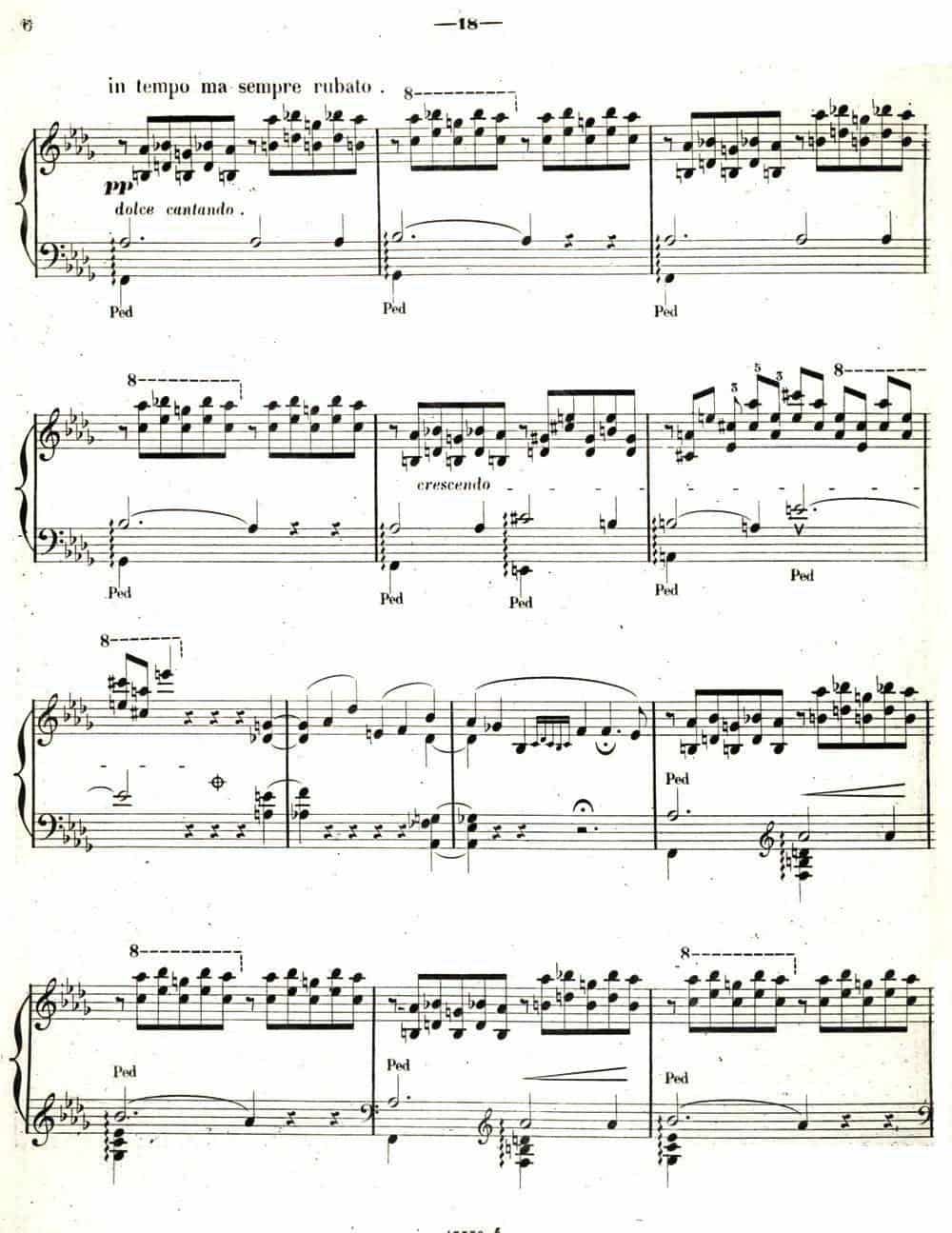 旅行岁月（第二集）意大利游记（4.彼特拉克的十四行诗第47号 Sonetto 47 del Petrarca） 钢琴乐谱_第5张