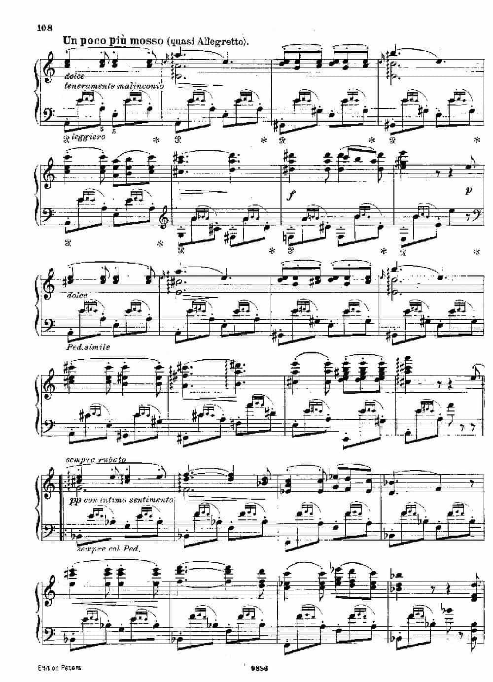 3首进行曲 S.426 No.3 钢琴乐谱_第5张