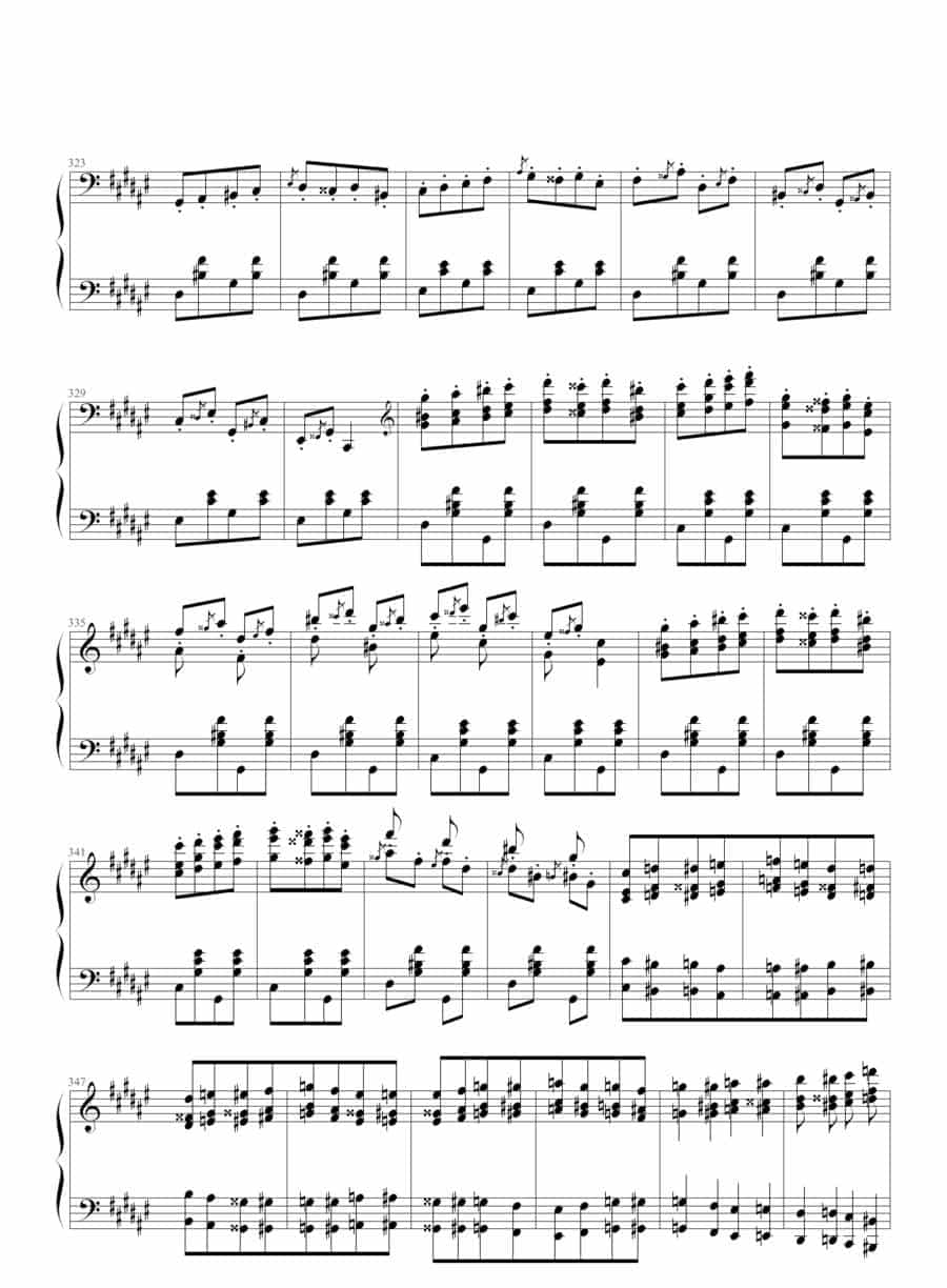 匈牙利狂想曲第二号 钢琴乐谱_第13张