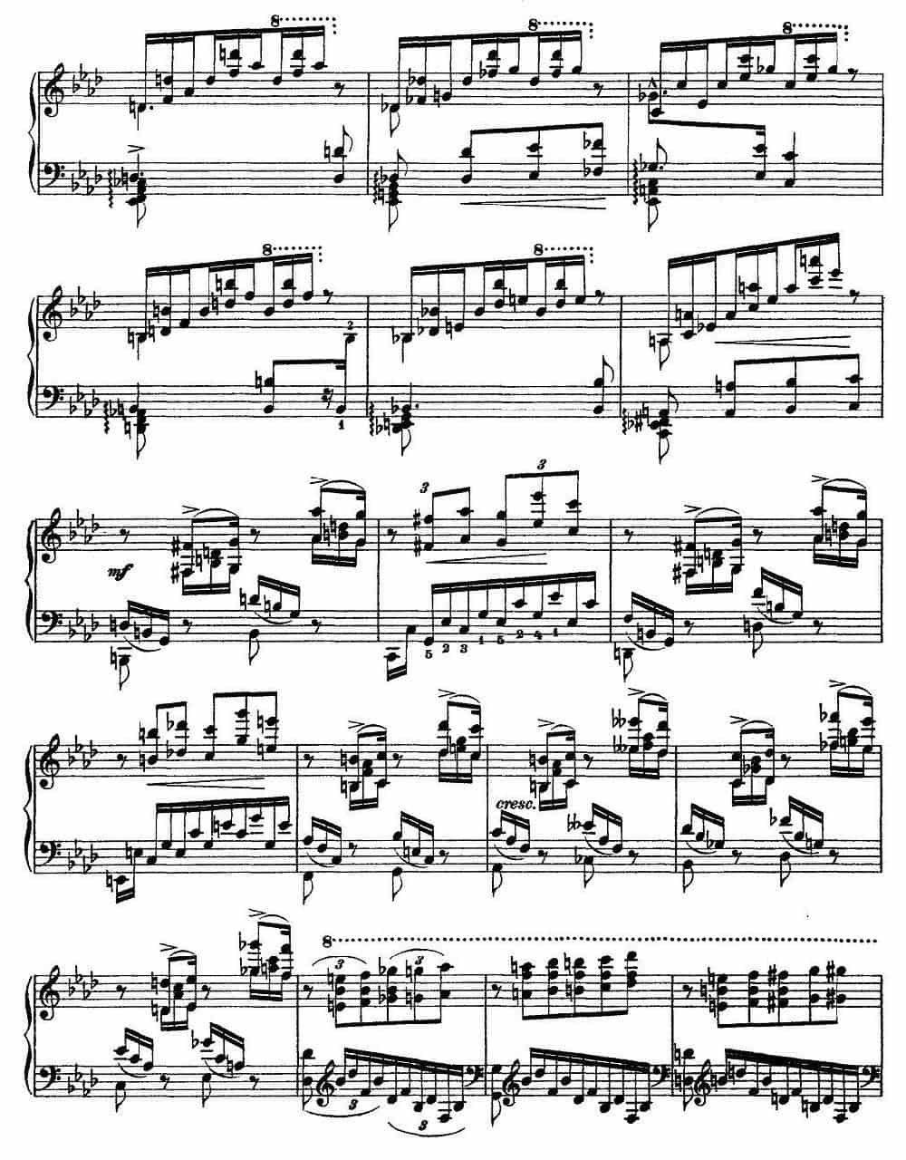 12首超级技巧练习曲：F Minor（F小调） 钢琴乐谱_第5张
