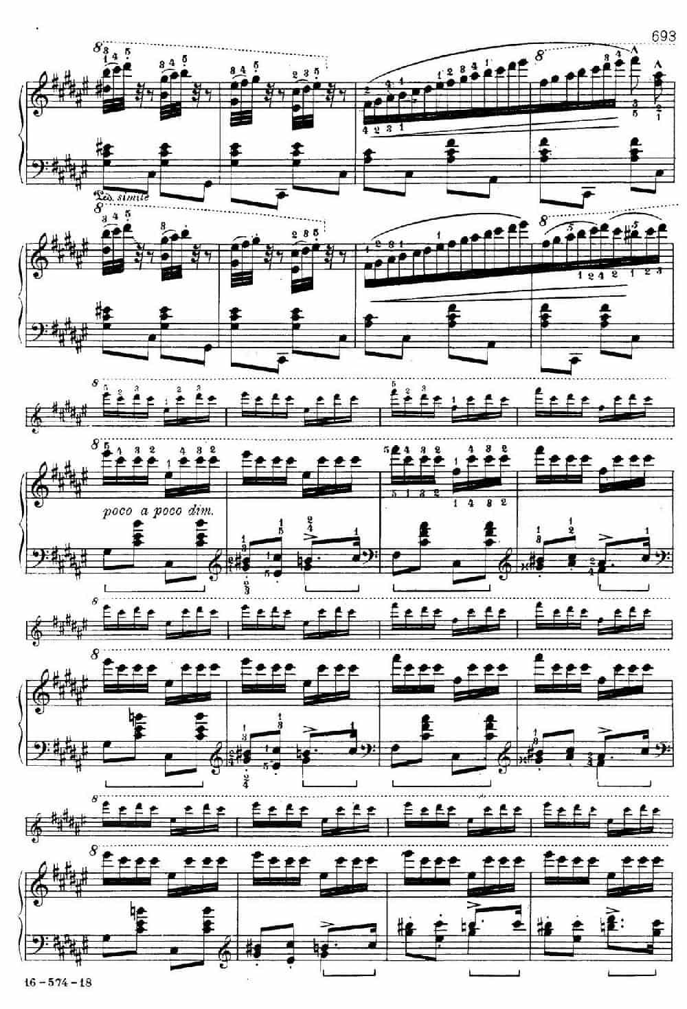 19 Rhapsodies Hongroises S.244 No.2(19首匈牙利狂想曲·第2首) 钢琴乐谱_第16张