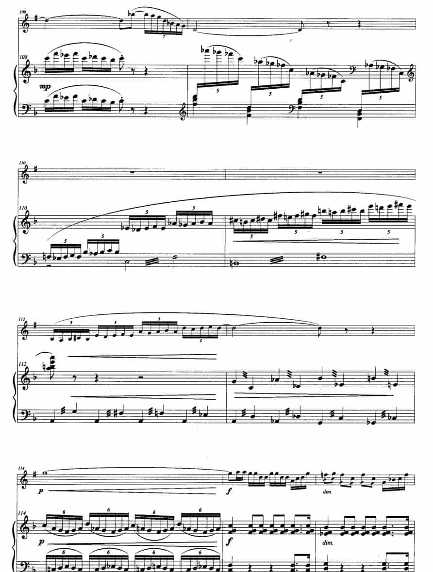 D小调奏鸣曲（小号+钢琴） 铜管乐器谱_第10张