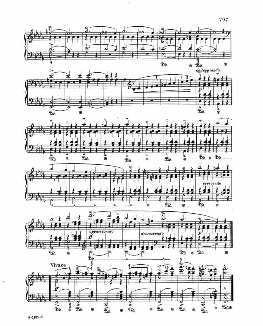 Invitation to the Dance Op·65（邀舞） 钢琴乐谱_第4张
