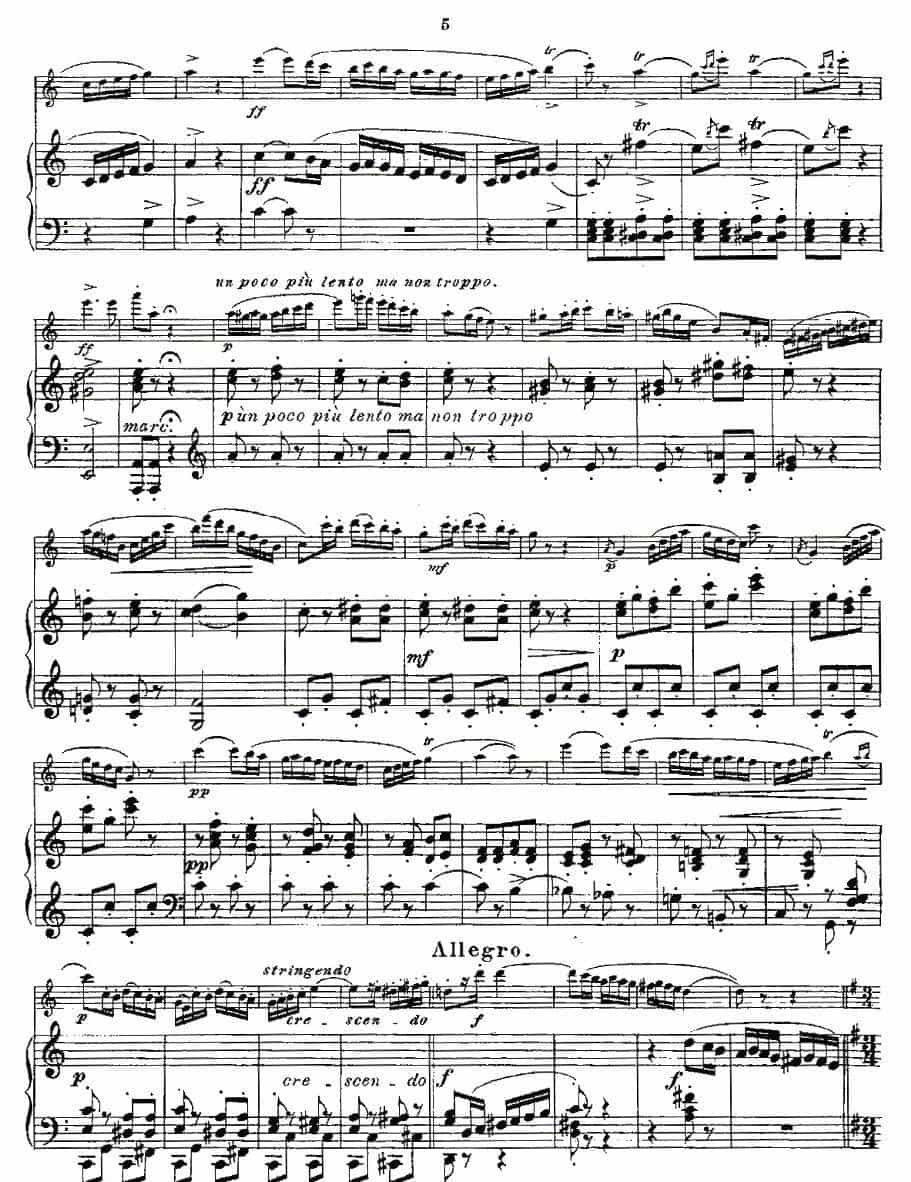 Opern-Transcriptionen.Op.45-7（长笛+钢琴伴奏） 长笛乐谱_第4张