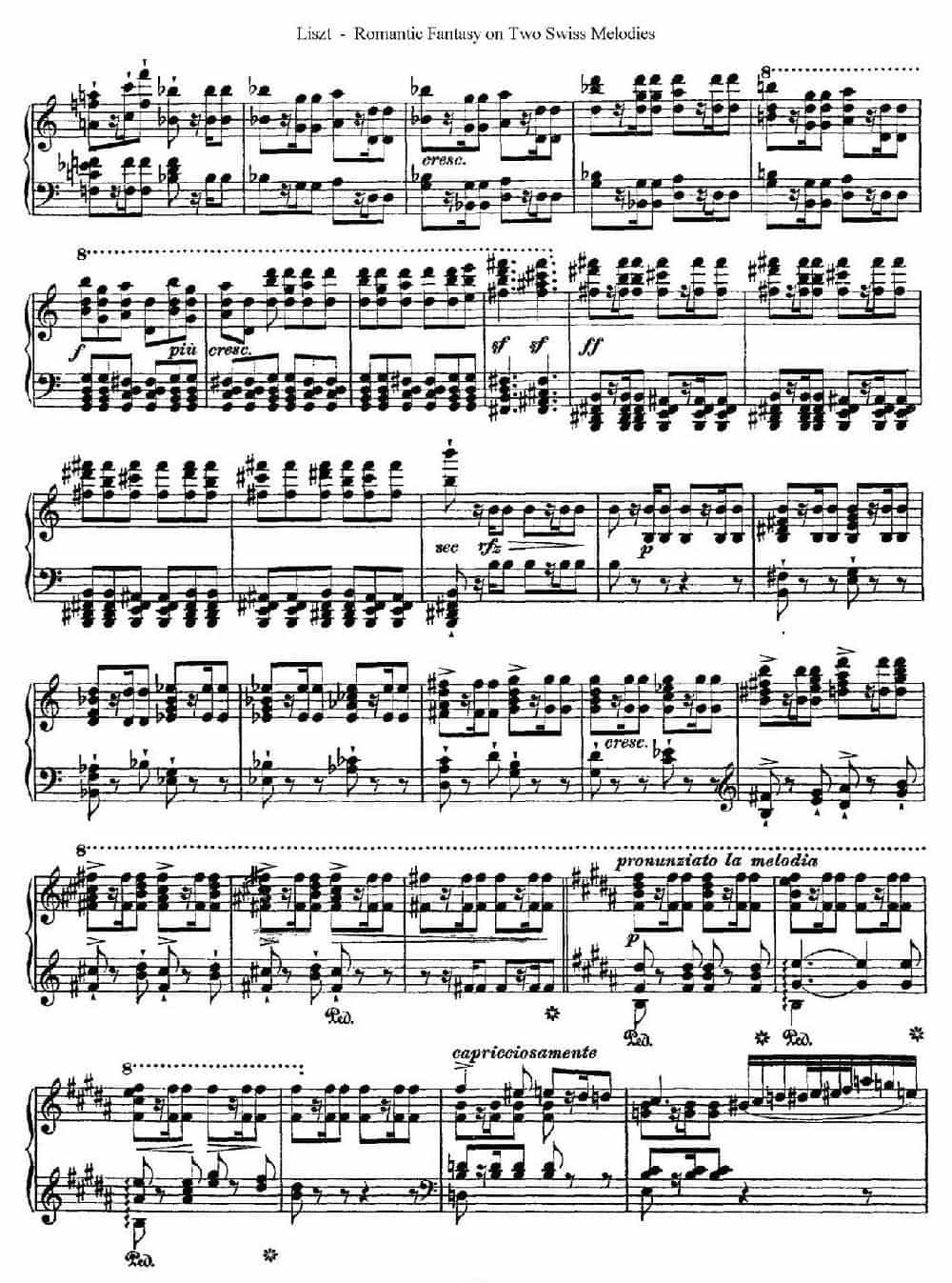 Romantic Fantasy on 2 Swiss Melodies Op.5(浪漫幻想曲) 钢琴乐谱_第13张