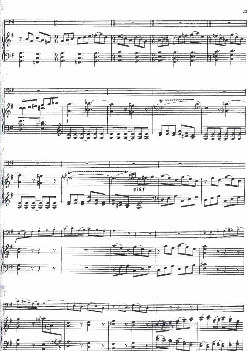 CONCERTINO（Ⅲ）（钢琴伴奏巴松协奏曲） 铜管乐器谱_第9张