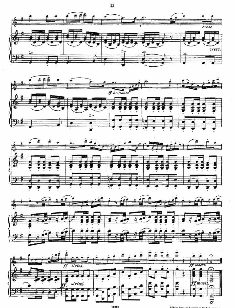 Opern-Transcriptionen.Op.45-1（长笛+钢琴伴奏） 长笛乐谱_第11张