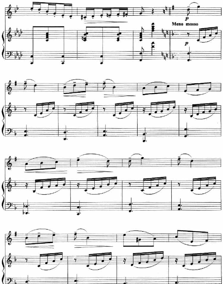 谐谑曲（小号+钢琴伴奏） 铜管乐器谱_第3张