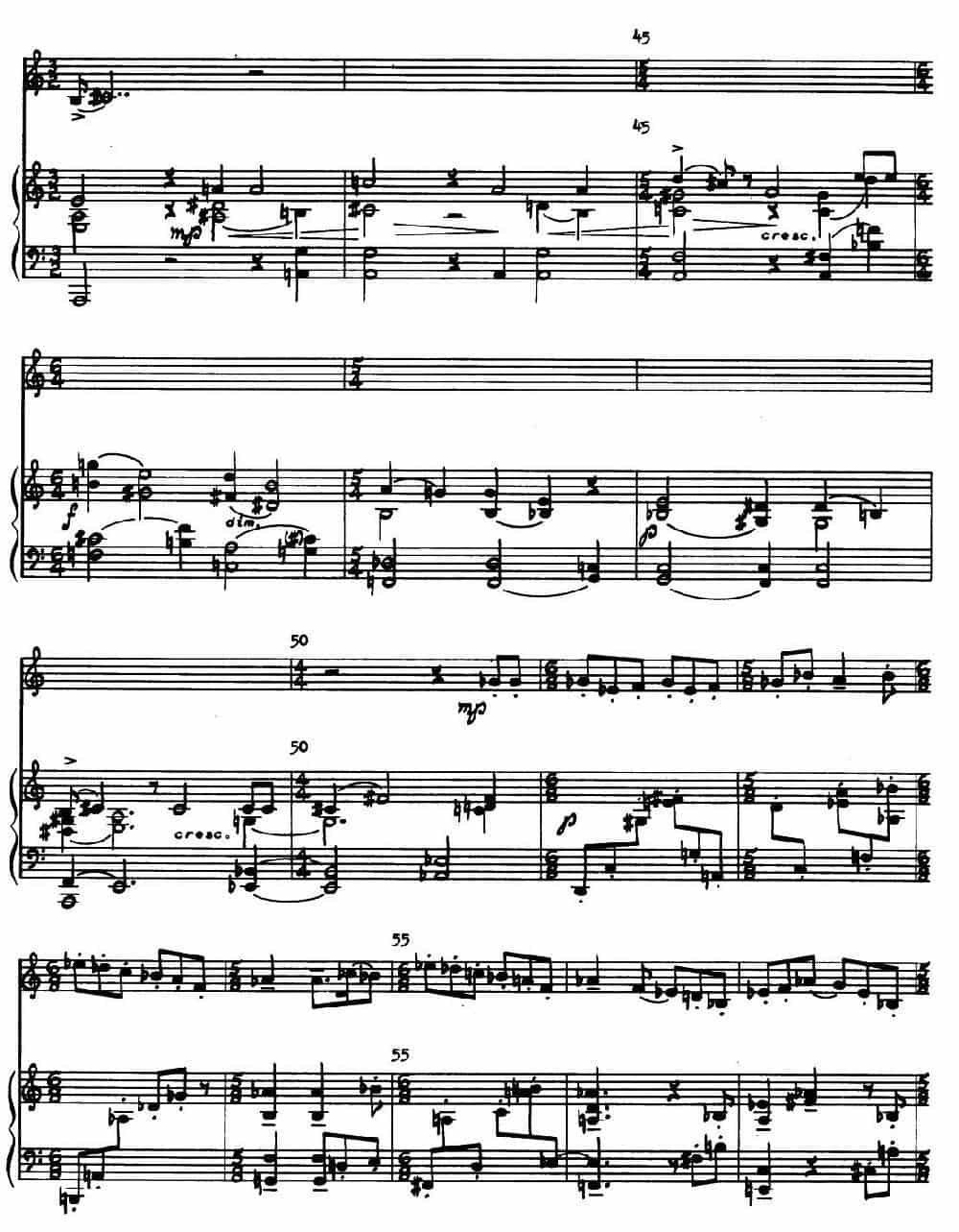 Sonata（英国管与钢琴奏鸣曲） 铜管乐器谱_第4张