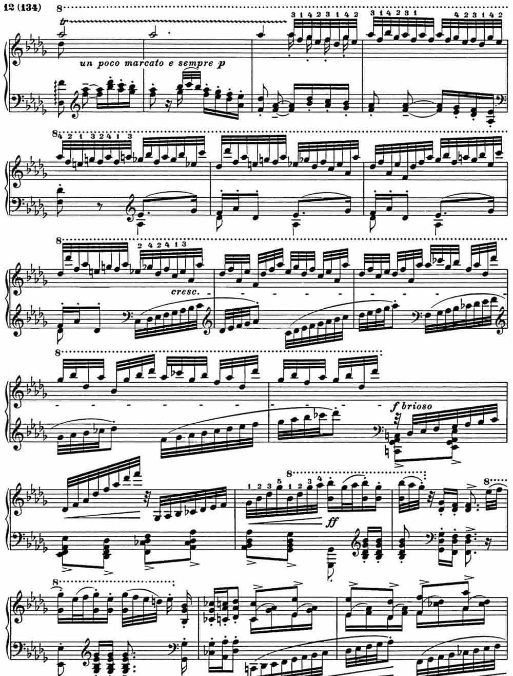 李斯特 匈牙利狂想曲CD Hungarian Rhapsodies S.244 No.12 钢琴乐谱_第12张