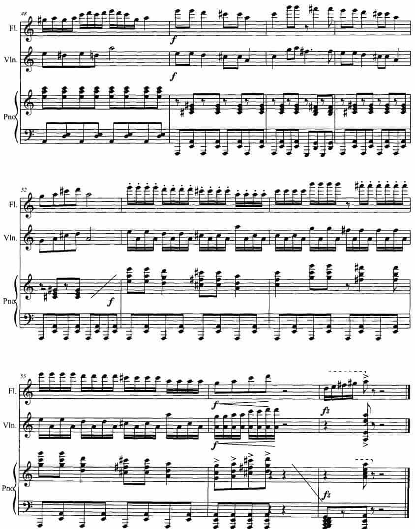 长笛与小提琴组曲：（二）乐舞一（带钢琴伴奏） 长笛乐谱_第5张