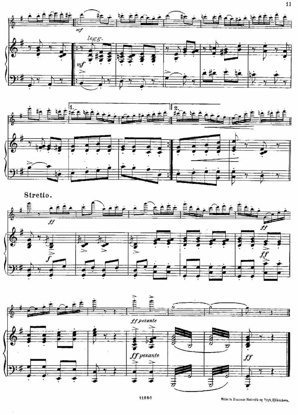 Fantaisies nationales.  Russe. （Op.59 No.3）（长笛+钢琴伴奏） 长笛乐谱_第10张