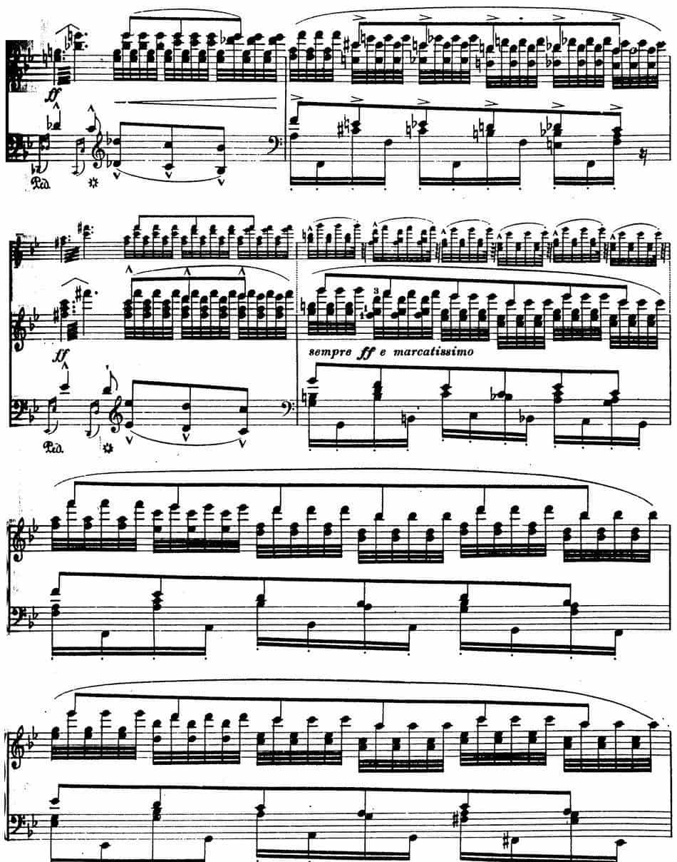 6首帕格尼尼大练习曲（Tremolo Etude Nr.1） 钢琴乐谱_第8张