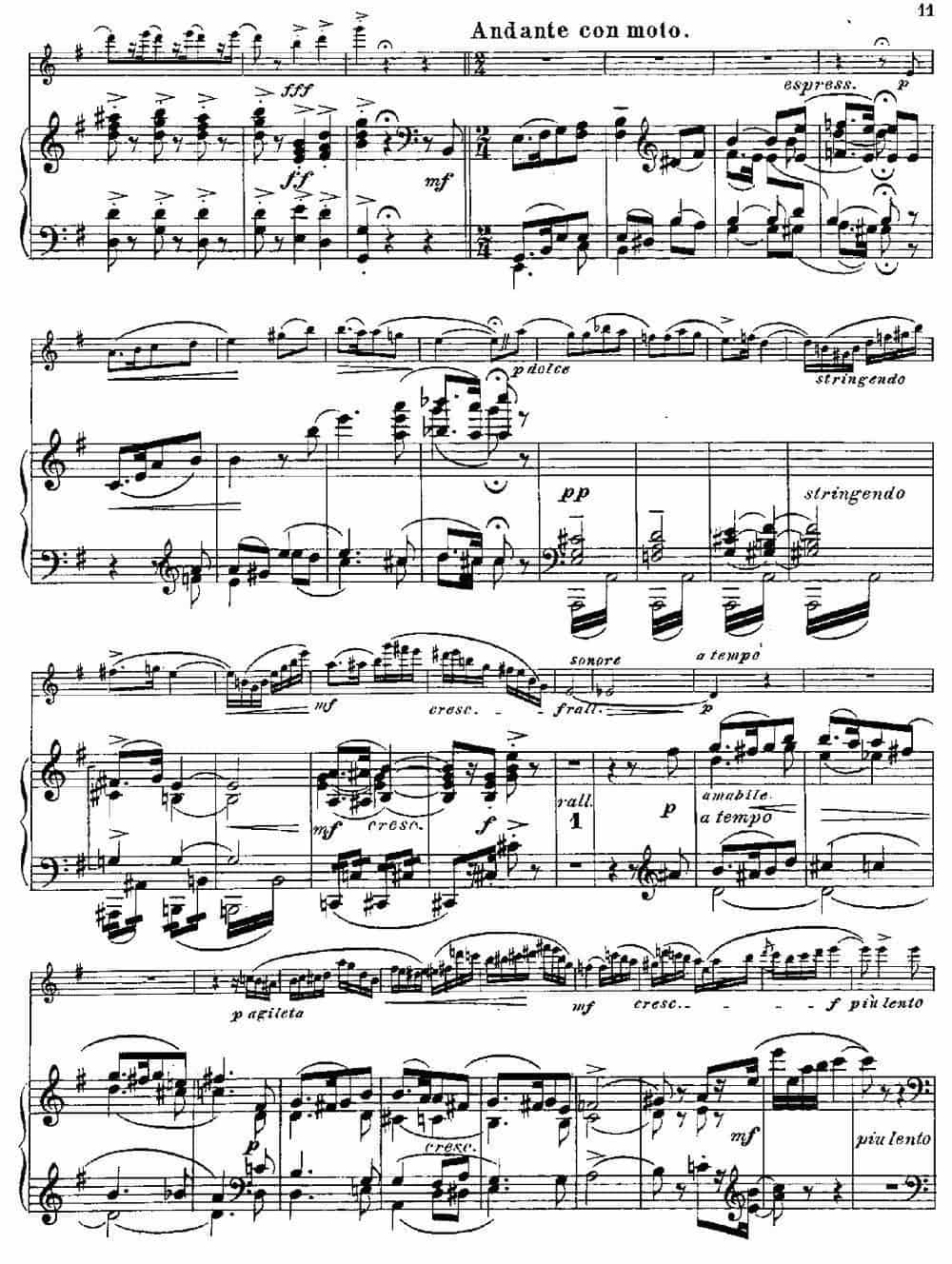 Fantaisies nationales. Suedois.（Op.59 No.4）（长笛+钢琴伴奏） 长笛乐谱_第9张