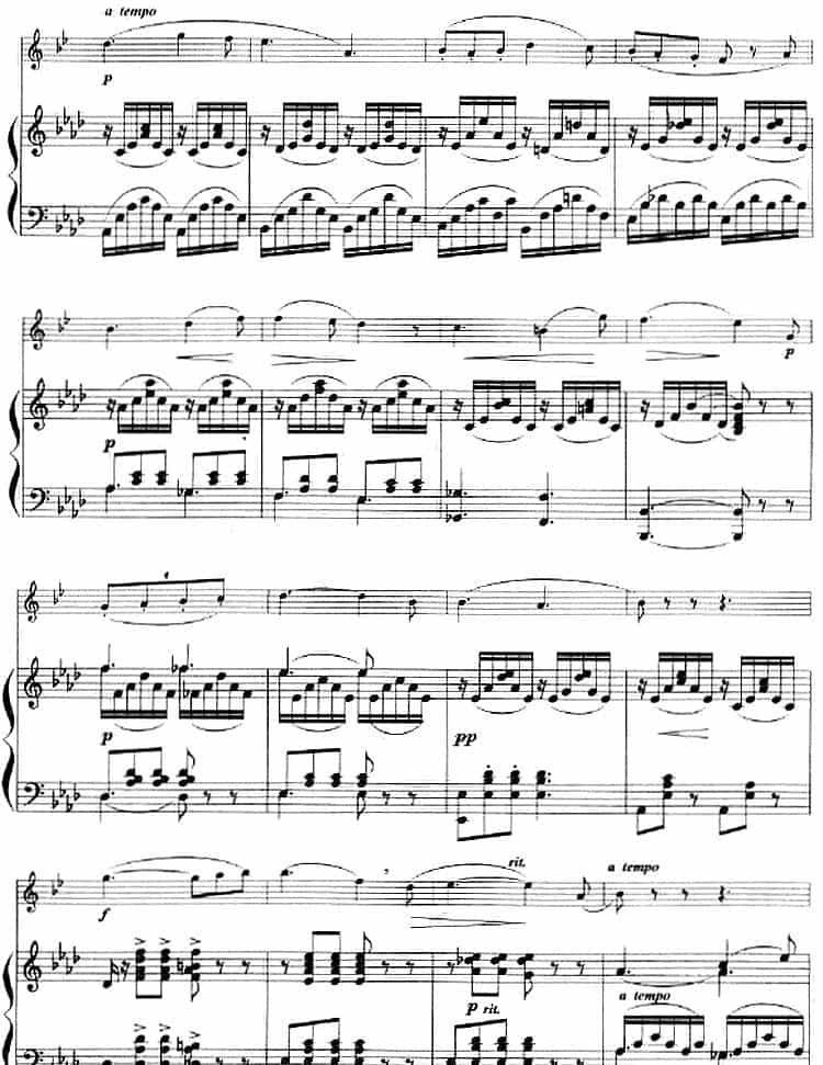音乐会回旋曲（小号+钢琴伴奏） 铜管乐器谱_第7张