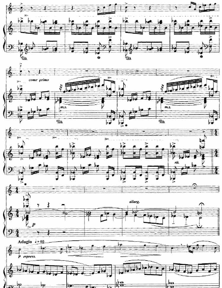 小协奏曲（小号+钢琴伴奏） 铜管乐器谱_第5张