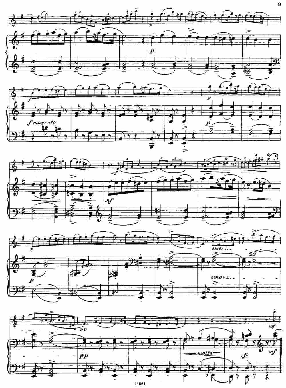 Fantaisies nationales. Suedois.（Op.59 No.4）（长笛+钢琴伴奏） 长笛乐谱_第7张