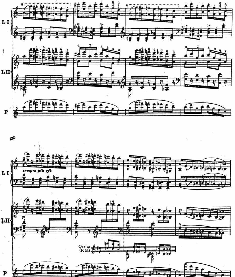 6首帕格尼尼大练习曲（Thema mit Variationen Etude Nr.6） 钢琴乐谱_第11张