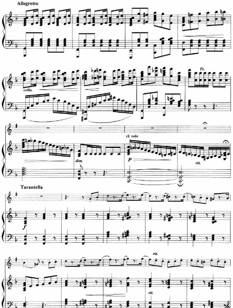意大利幻想曲（小号+钢琴伴奏） 铜管乐器谱_第8张