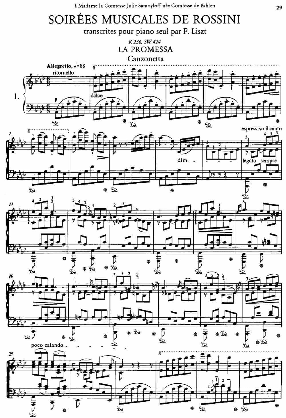 Soirées Musicales S.424（《音乐晚会（全12首）》第1首） 钢琴乐谱_第1张