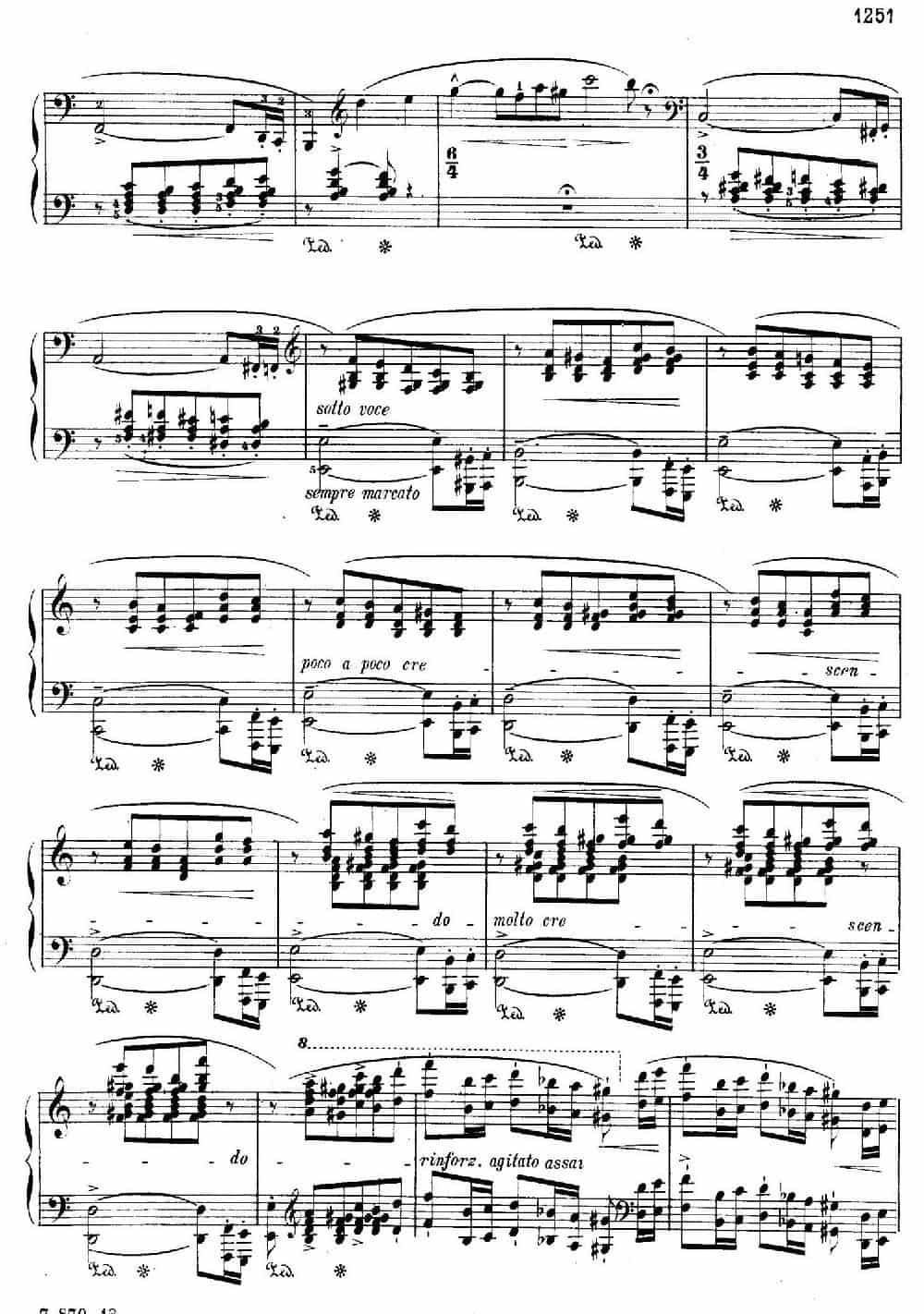 Two Polonaises S.223（2首波洛奈兹舞曲·E大调） 钢琴乐谱_第7张