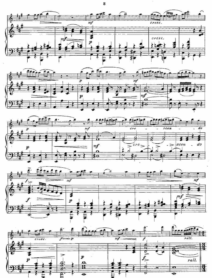 Opern-Transcriptionen.Op.45-5（长笛+钢琴伴奏） 长笛乐谱_第2张