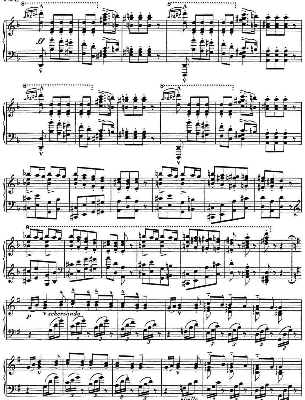 李斯特 匈牙利狂想曲 Hungarian Rhapsodies S.244 No.7 钢琴乐谱_第4张