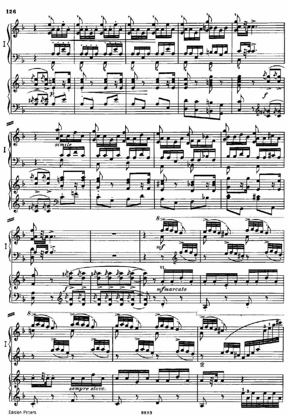 Danse Macabre.（双钢琴） 钢琴乐谱_第25张