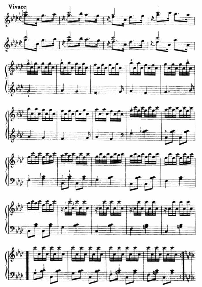 匈牙利狂想曲第2号 电子琴乐谱_第4张