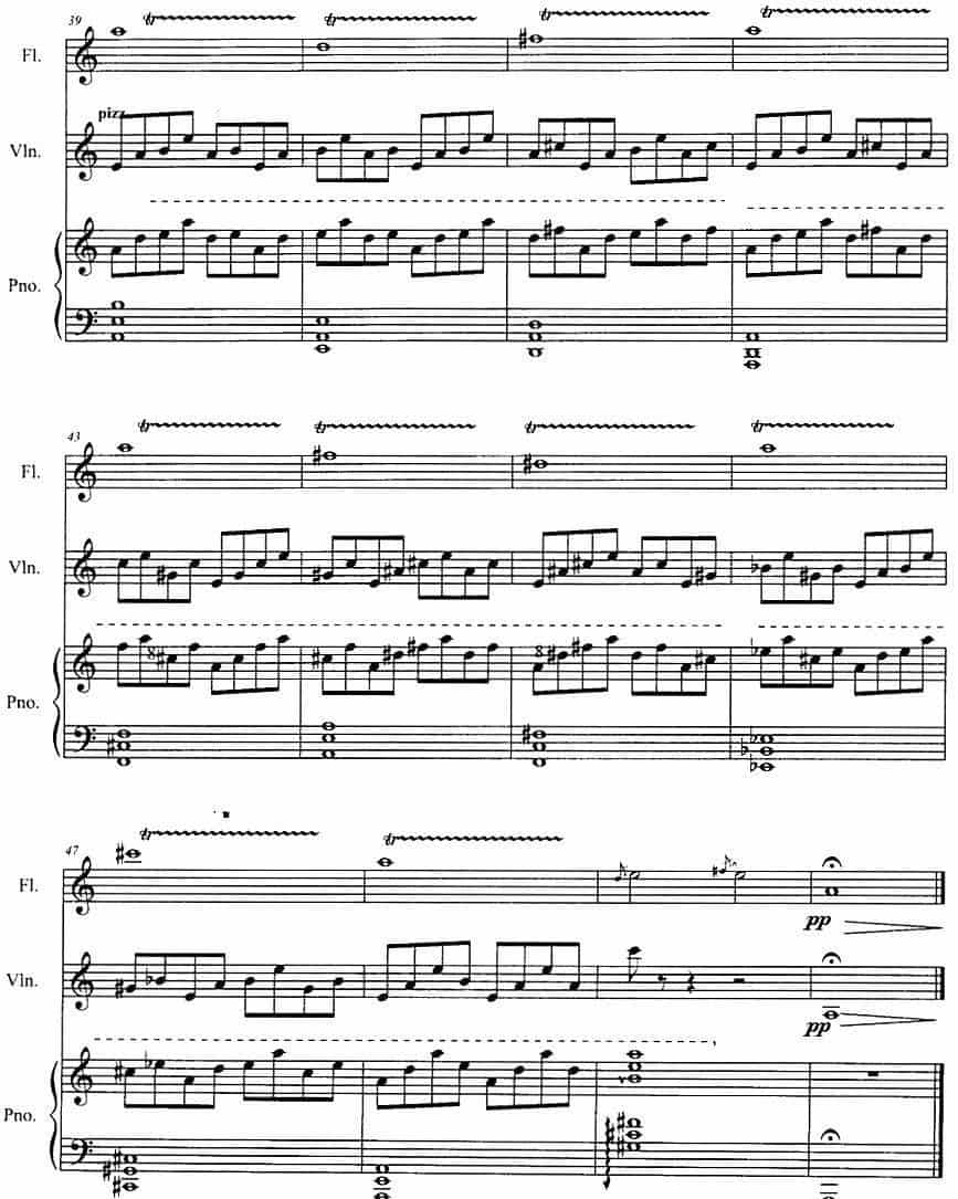 长笛与小提琴组曲：（三）古画（带钢琴伴奏） 长笛乐谱_第4张