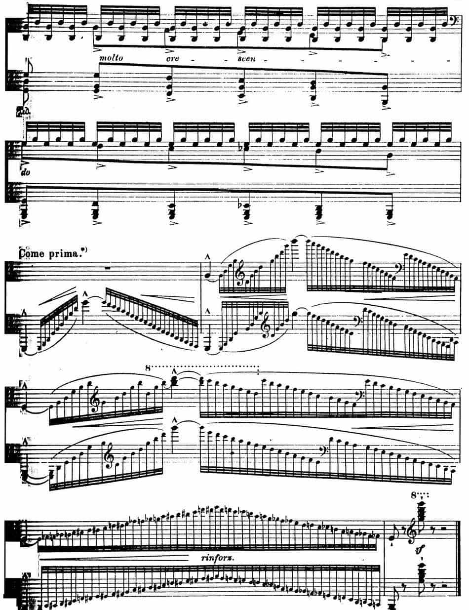 6首帕格尼尼大练习曲（Tremolo Etude Nr.1） 钢琴乐谱_第14张