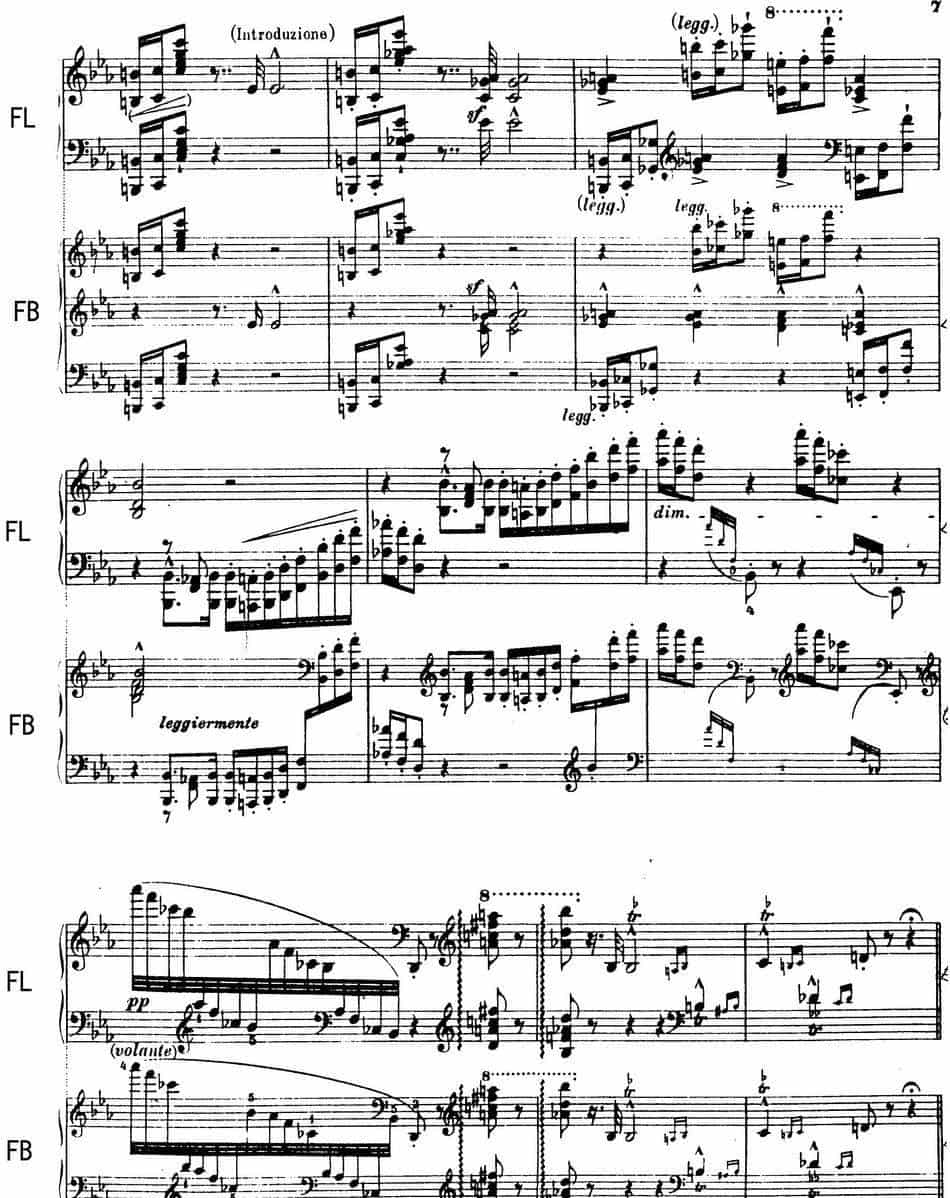 6首帕格尼尼大练习曲（Andantino capriccioso） 钢琴乐谱_第7张