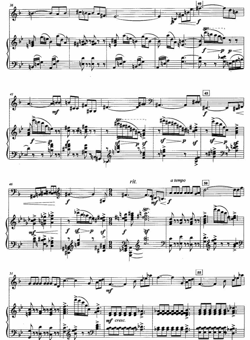 奏鸣曲（二 [圆号+钢琴]） 铜管乐器谱_第3张